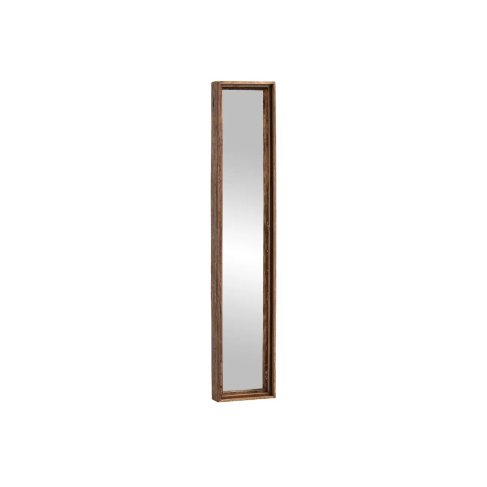 Velké zrcadlo 150x30 Oldwood masiv recyklované dřevo