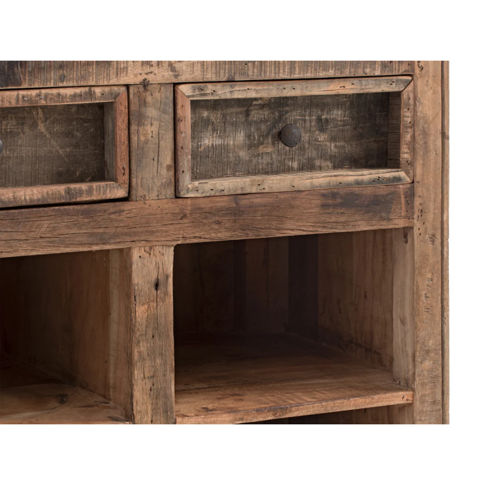 Šatní skříň masiv Oldwood recyklované dřevo