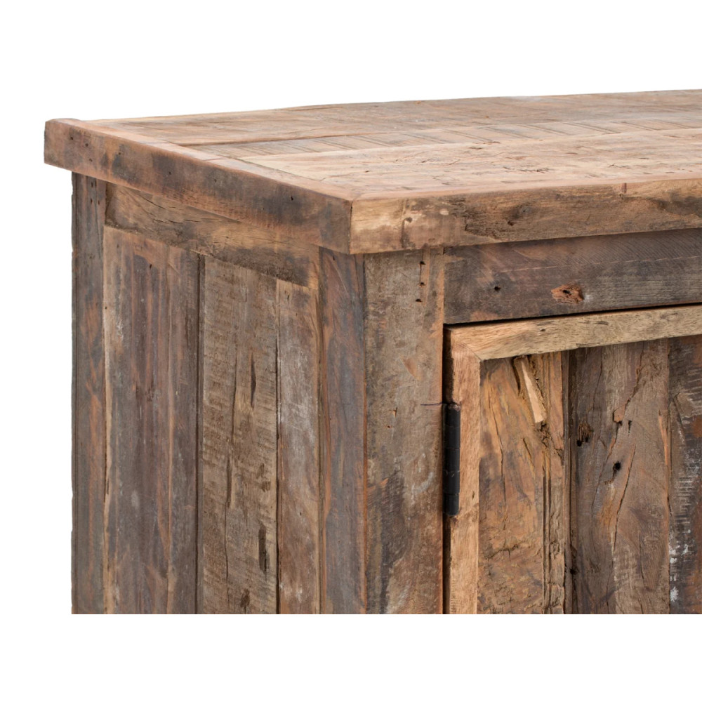 Stolek pod TV masiv 200 cm Oldwood recyklované dřevo