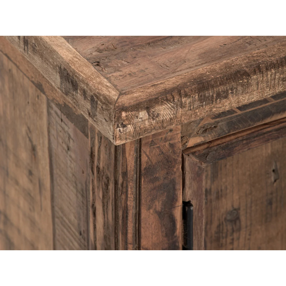 Rustikální TV stolek 122 cm Oldwood recyklované dřevo