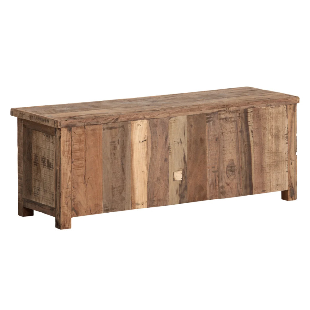 Rustikální TV stolek 122 cm Oldwood recyklované dřevo