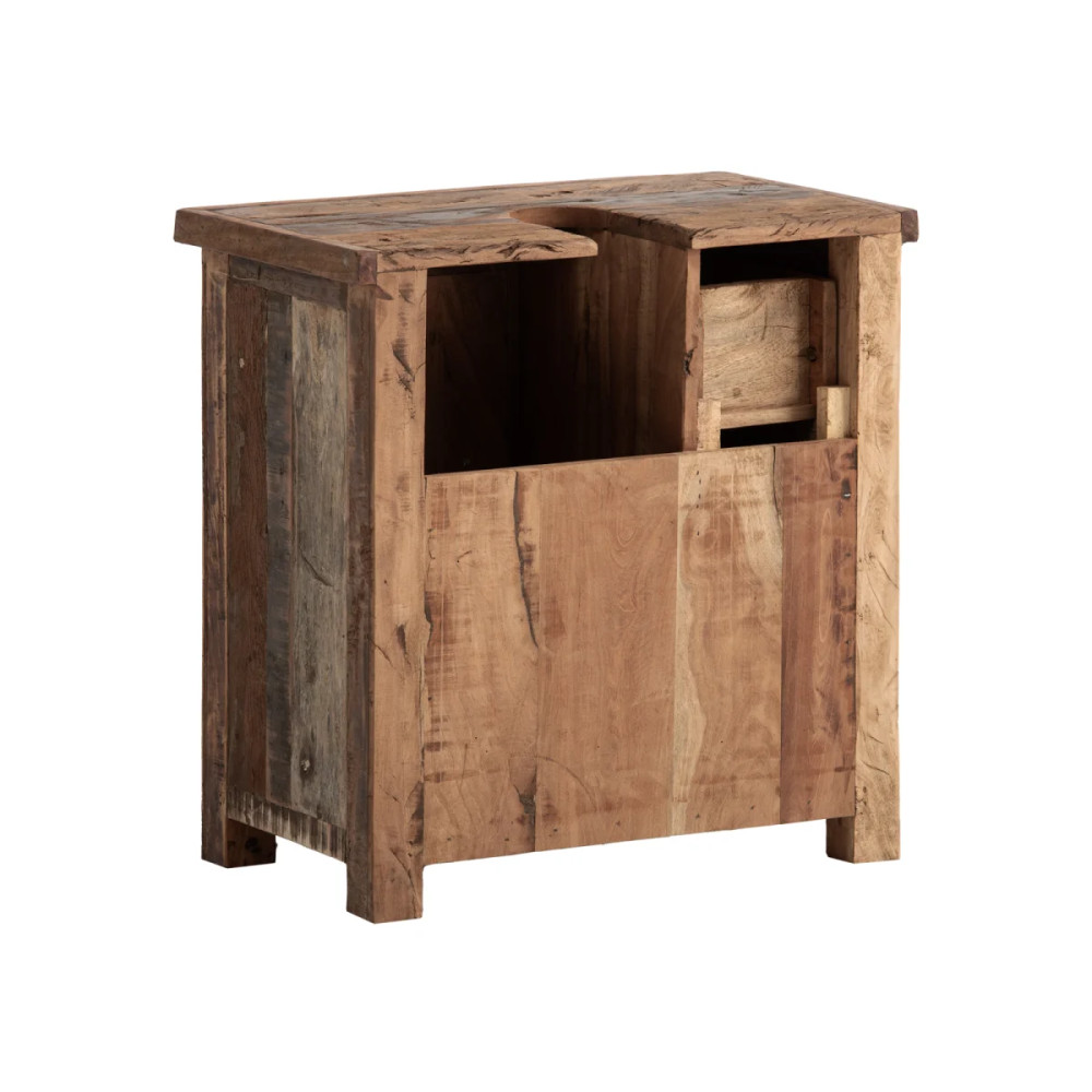 Skříňka pod umyvadlo masiv Oldwood recyklované dřevo