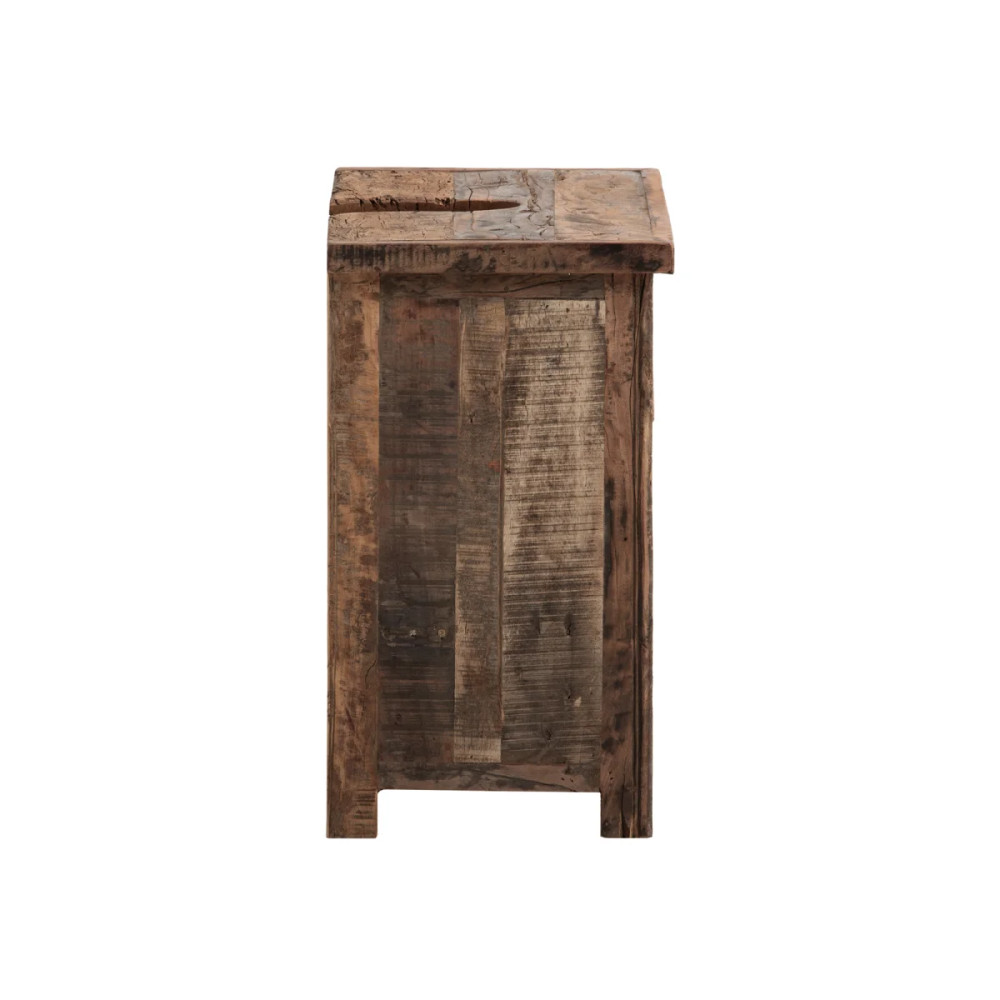 Skříňka pod umyvadlo masiv Oldwood recyklované dřevo