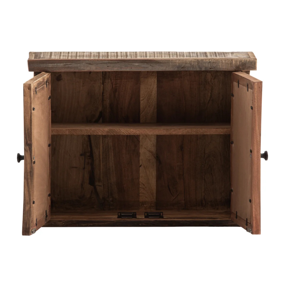 Koupelnová zrcadlová skříňka 60x45 Oldwood recyklované dřevo