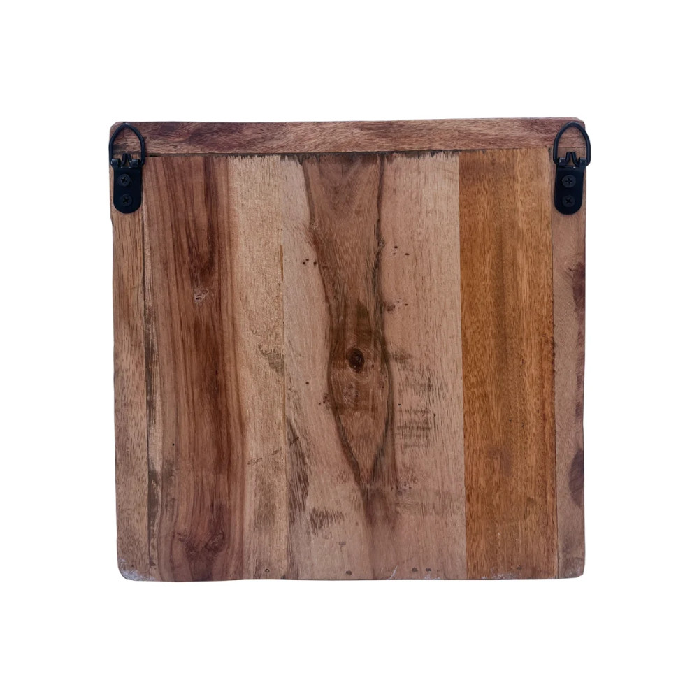 Dřevěná skříňka na klíče 29x29 Oldwood masiv recyklované dřevo