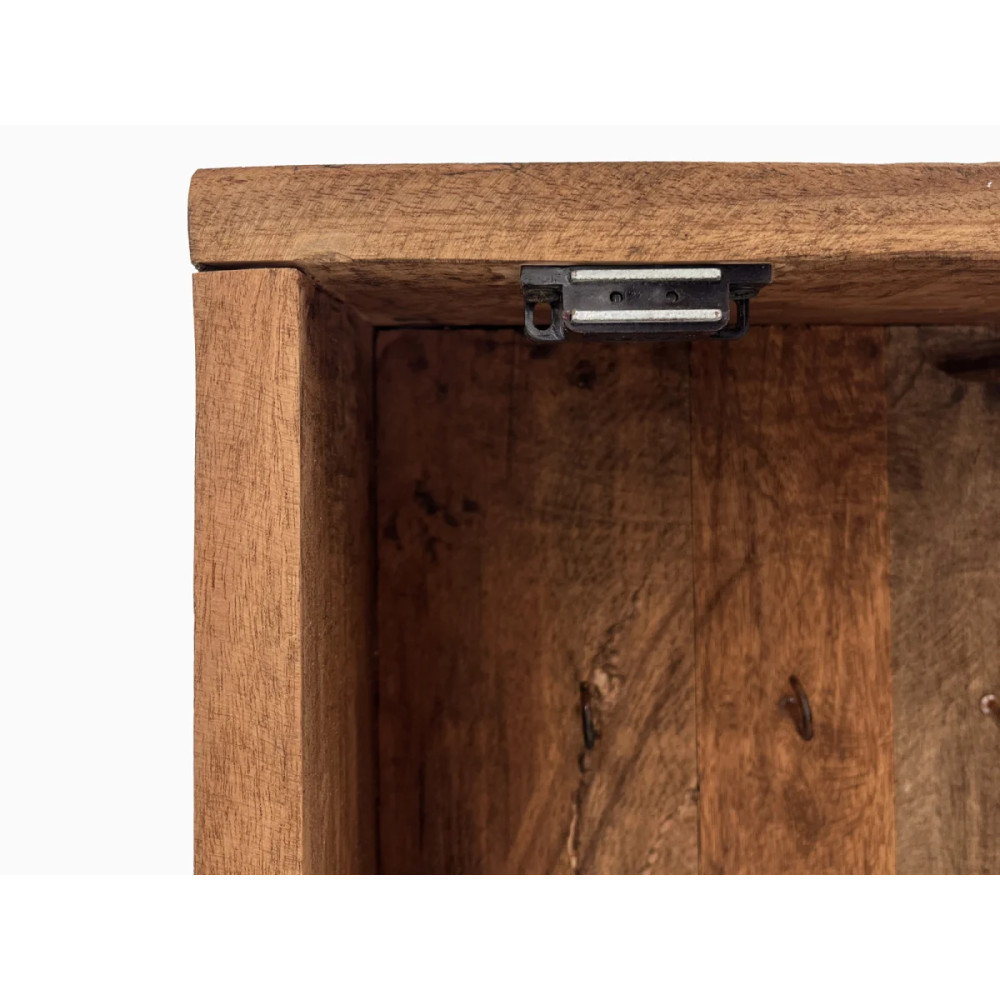 Masivní skříňka na klíče 29x50 Oldwood recyklované dřevo