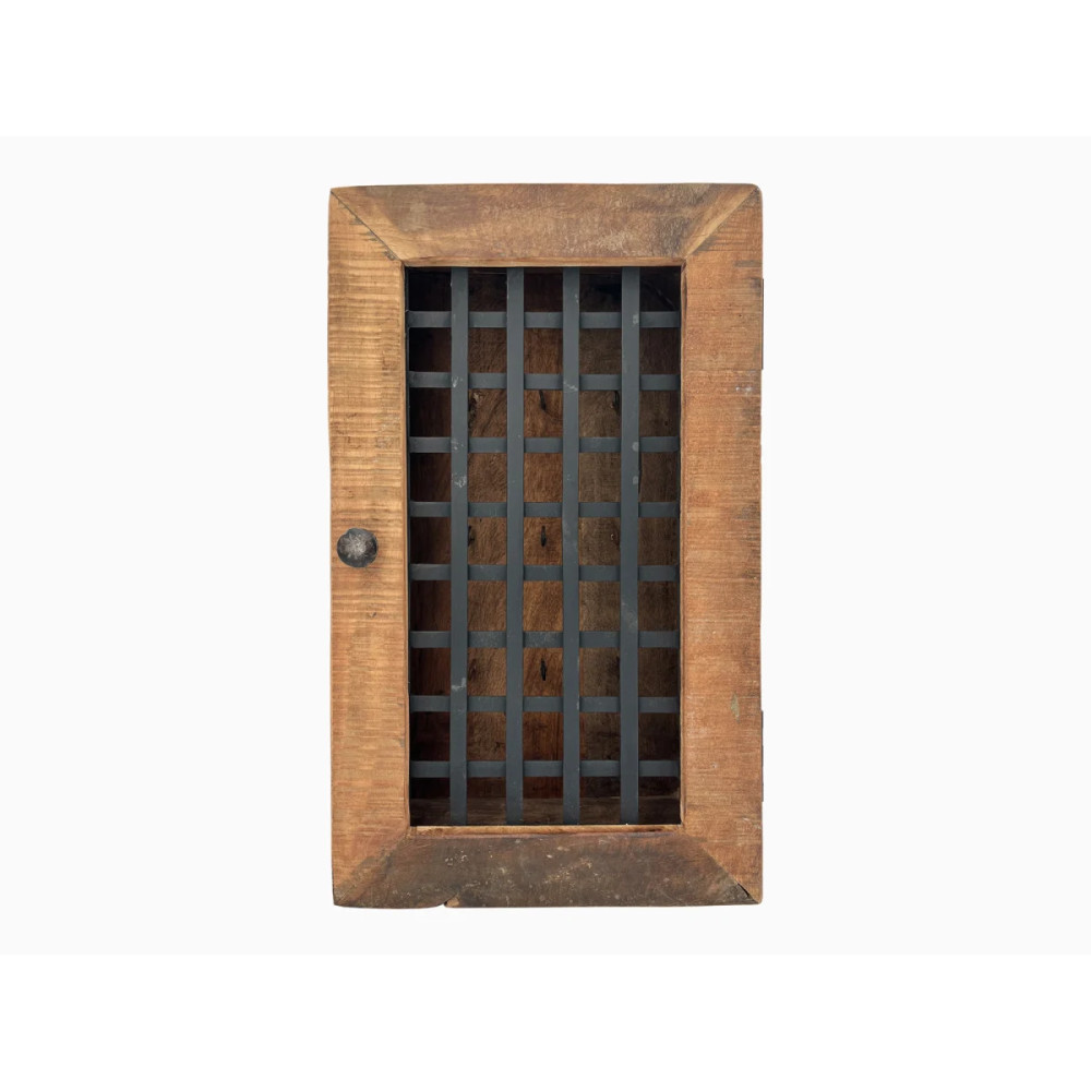 Masivní skříňka na klíče 29x50 Oldwood recyklované dřevo