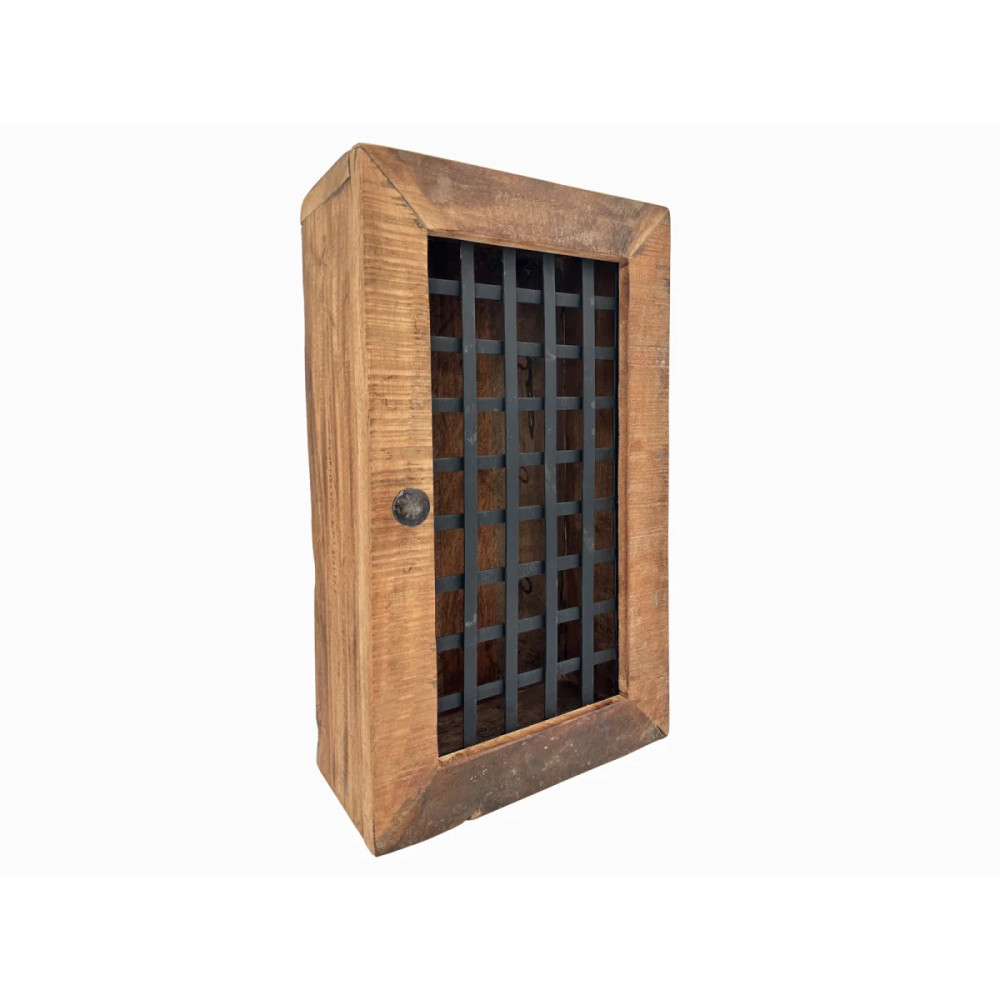 Masivní skříňka na klíče 29x50 Oldwood recyklované dřevo