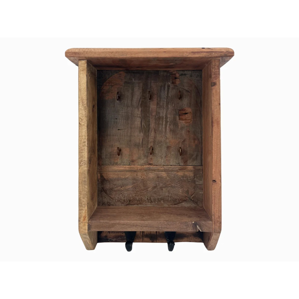 Dřevěná skříňka na klíče 25x35 Oldwood masiv recyklované dřevo