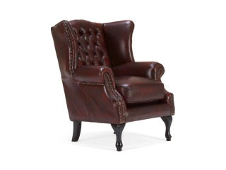 Kožené křeslo Chesterfield II kůže