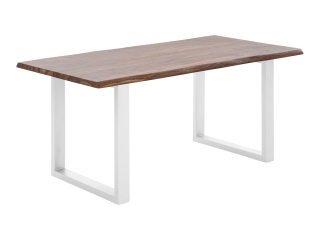 Jídelní stůl 170x90 Frankfurt II palisandr bílé nohy