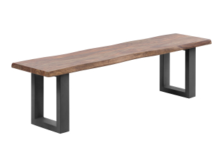 Jídelní lavice 160 cm Frankfurt II palisandr černé nohy