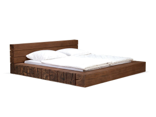 Futonová masivní postel z trámu 180x200 Woodlive