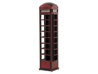 Vitrína masiv kov Telephone II