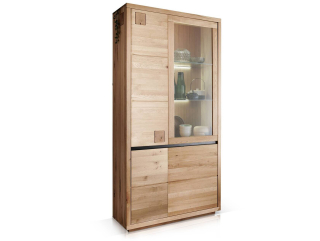 Dřevěná vitrína Bern IV divoký dub