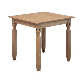 Dřevěný jídelní stůl 78x78 Corona borovice
