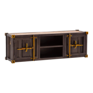 Kovový TV stolek 152 cm Oslo mango