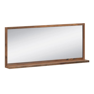 Dřevěné zrcadlo 138 cm Zurich III borovice hnědá