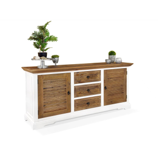Rustikální příborník 171 cm Bounty recyklovaná borovice MDF