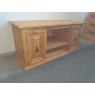 Masivní TV stolek 120 cm Hacienda borovice