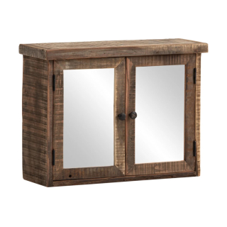 Koupelnová zrcadlová skříňka 60x45 Oldwood recyklované dřevo