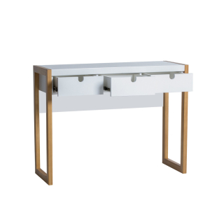 Bílý konzolový stolek Marckeric Quare MDF borovice
